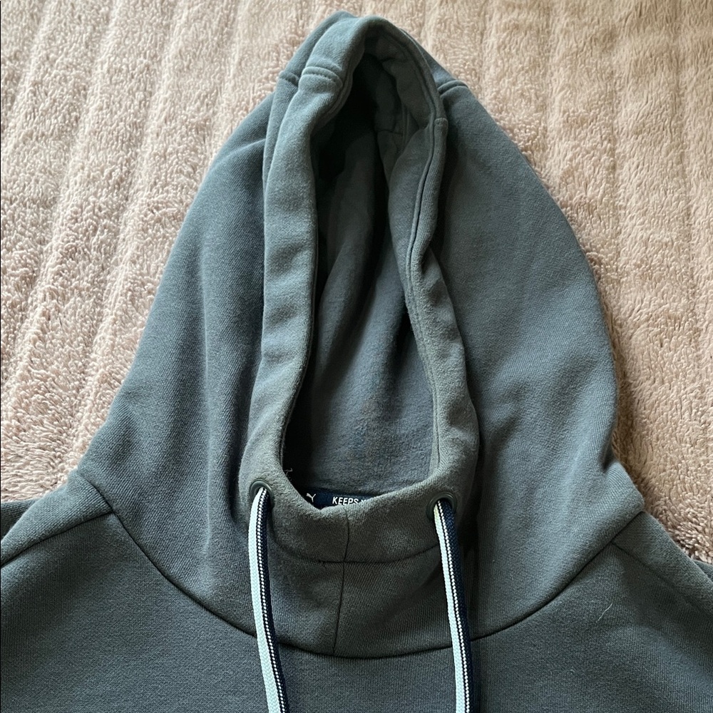 Puma Charcoal Men's Hoodie Sweater -Size Large - Picture 3 of 4